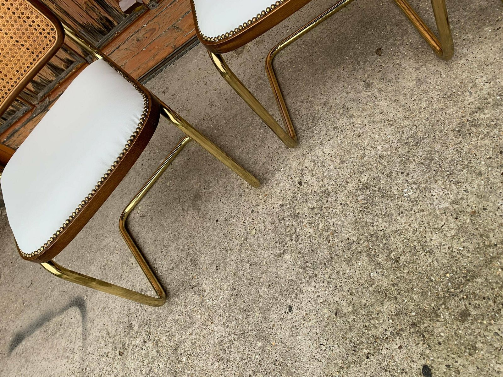 1 Of 4 Mid Century Modern Upholstered Cesca Chair Italy 1970 photo for sale
