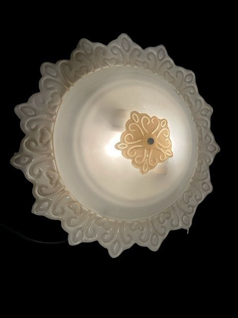 Murano Glass Flushmount Ceiling Light photo furniture