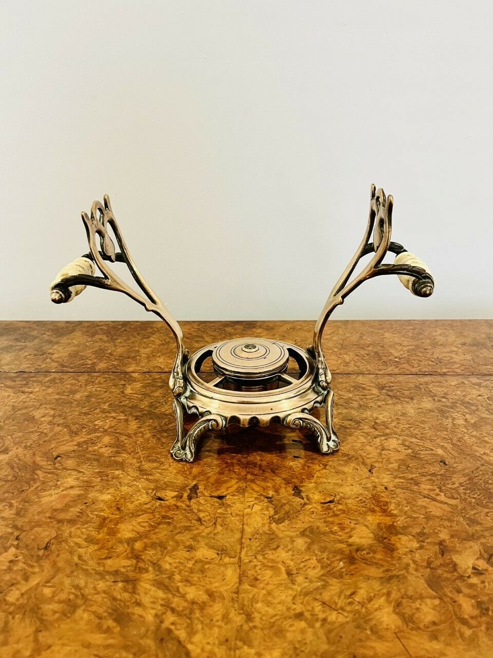Unusual Victorian Quality Copper Kettle On A Stand photo furniture