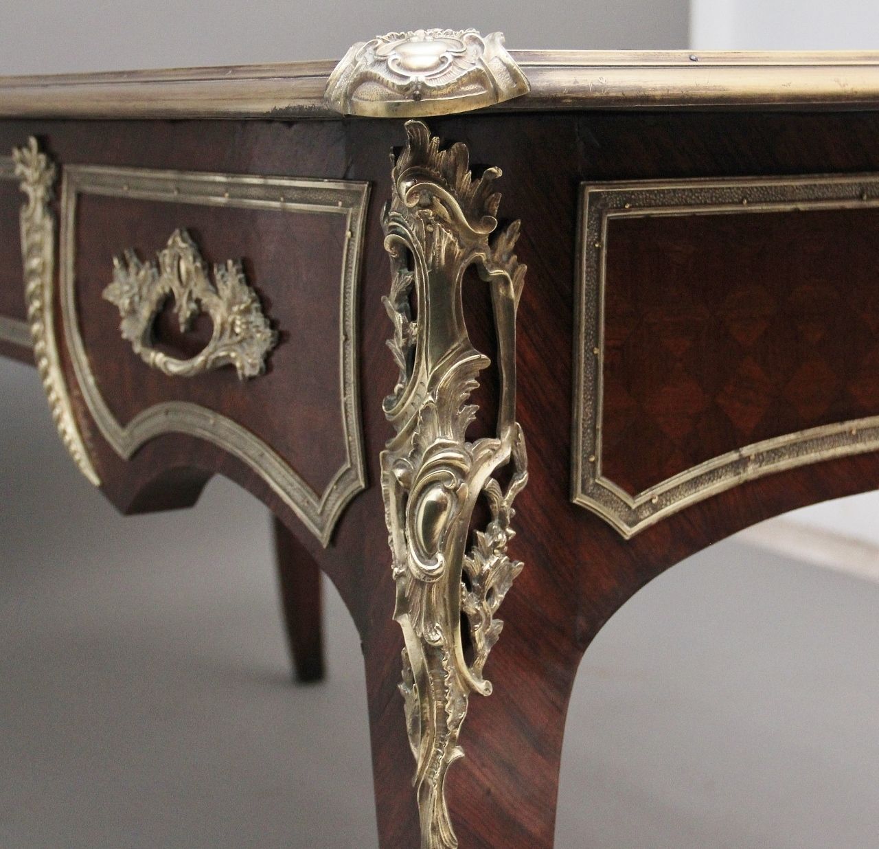 4950.0 19th Century French Kingwood Ormolu Mounted Desk photo