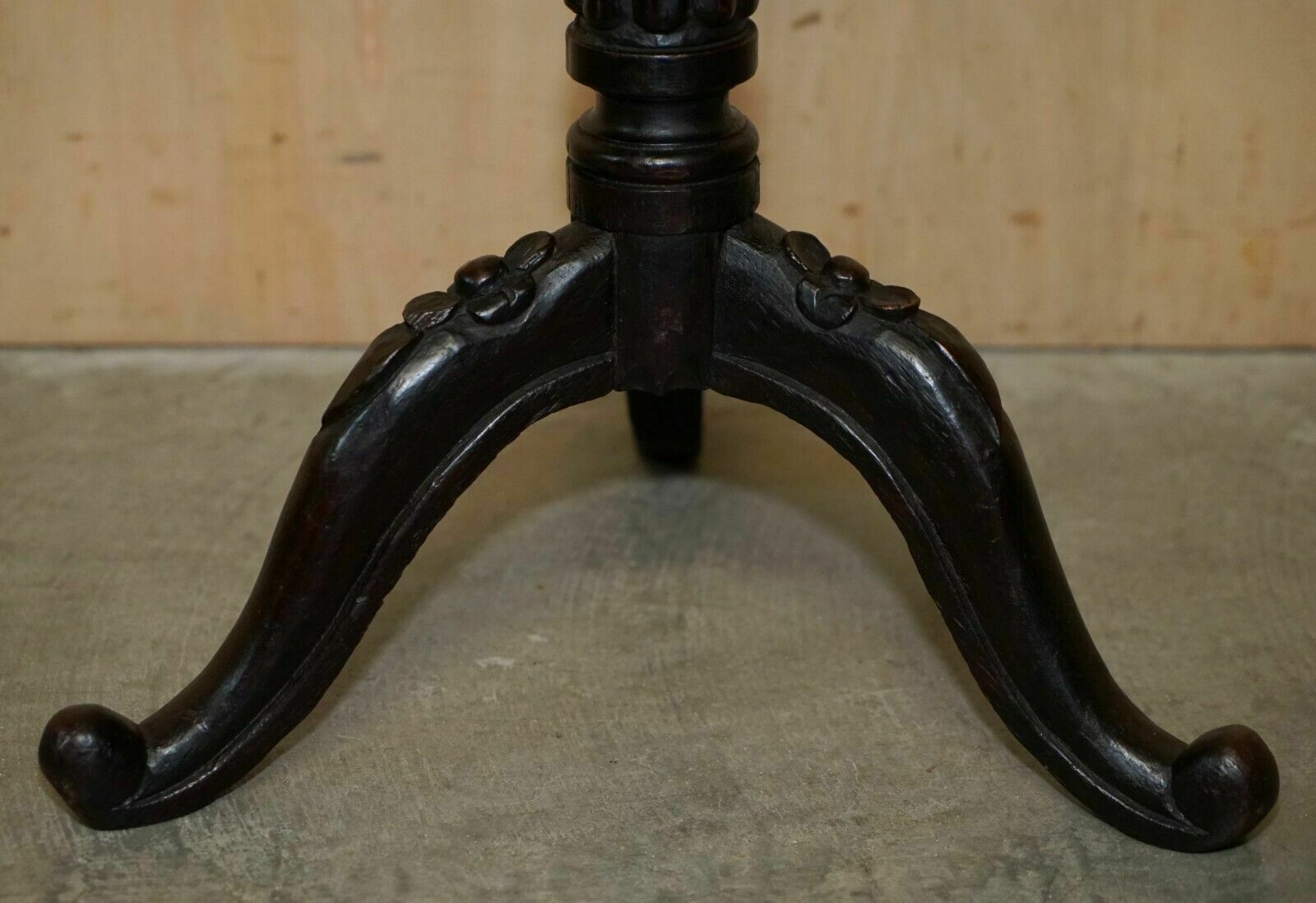 Fine Antique Victorian 1880 Pietra Dura Specimen Marble Side End Lamp Table photo buy