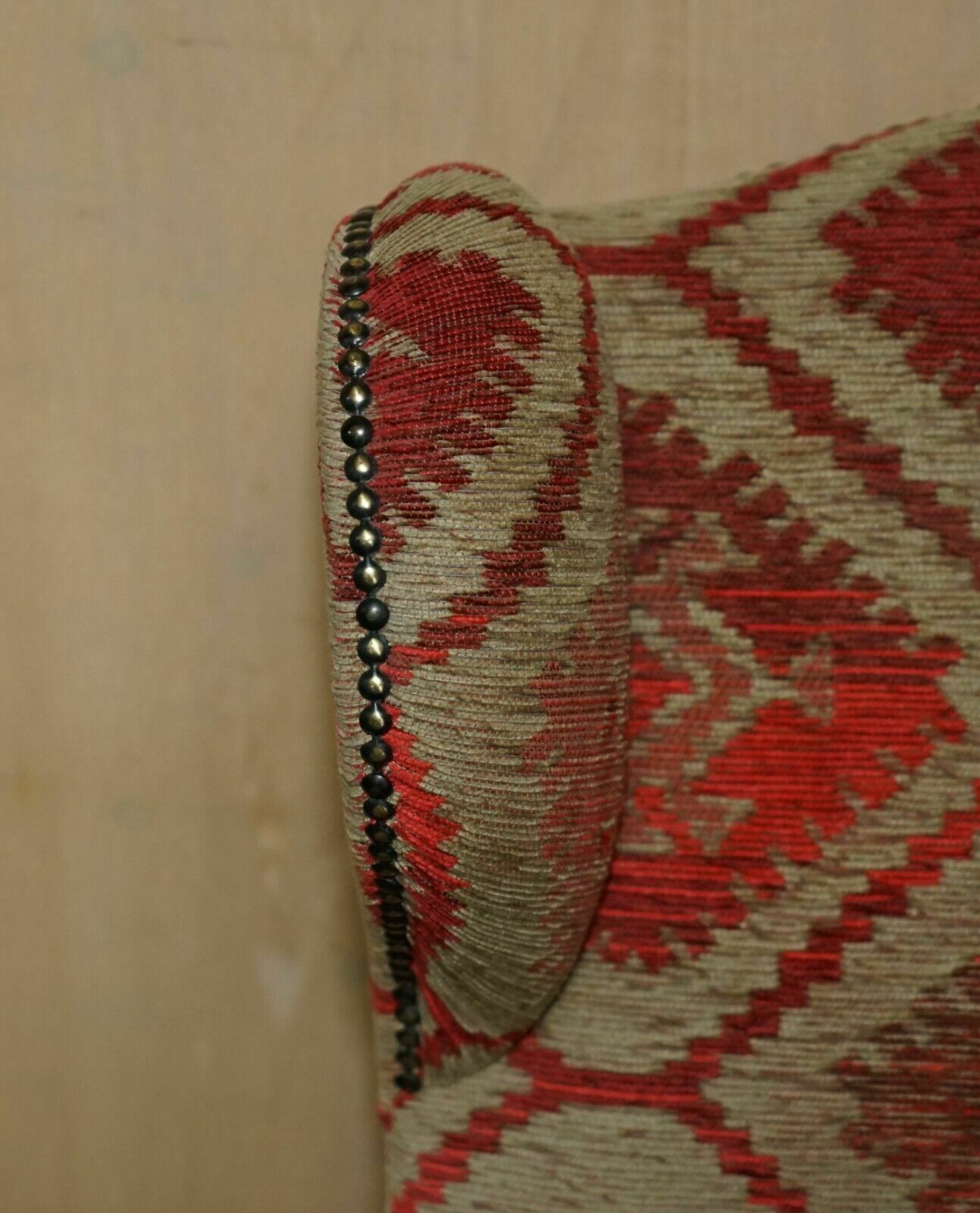 Stunning Antique Victorian Military Campaign Kilim Upholstered Folding Armchair photo Furniture