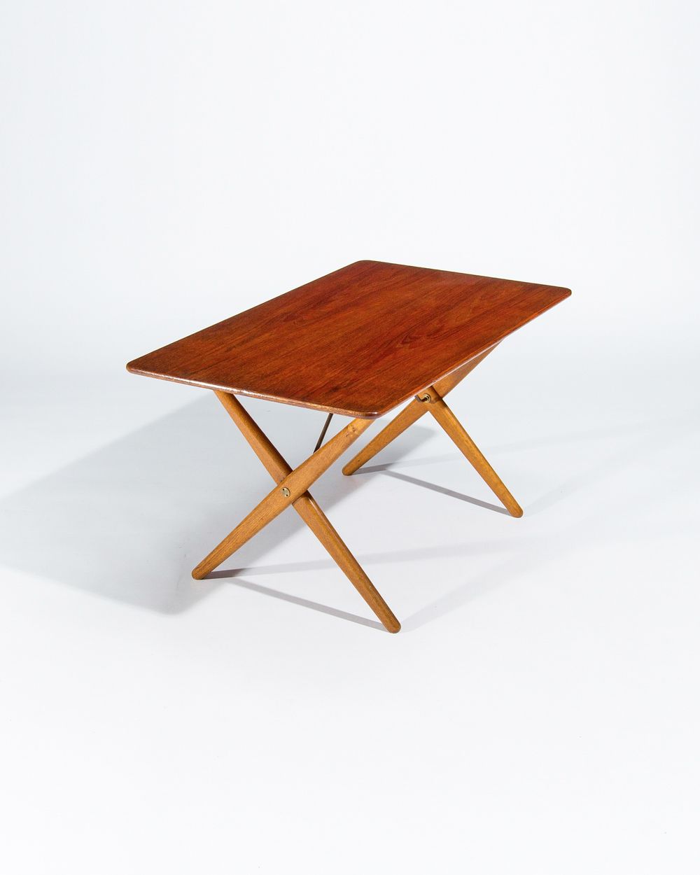 Hans Wegner Coffee Table In Teak & Oak For Andreas Tuck, Danish Mid Century 1950’s