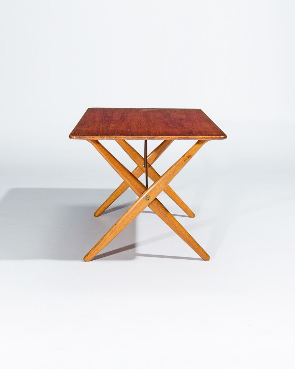 Hans Wegner Coffee Table In Teak & Oak For Andreas Tuck, Danish Mid Century 1950’s photo furniture