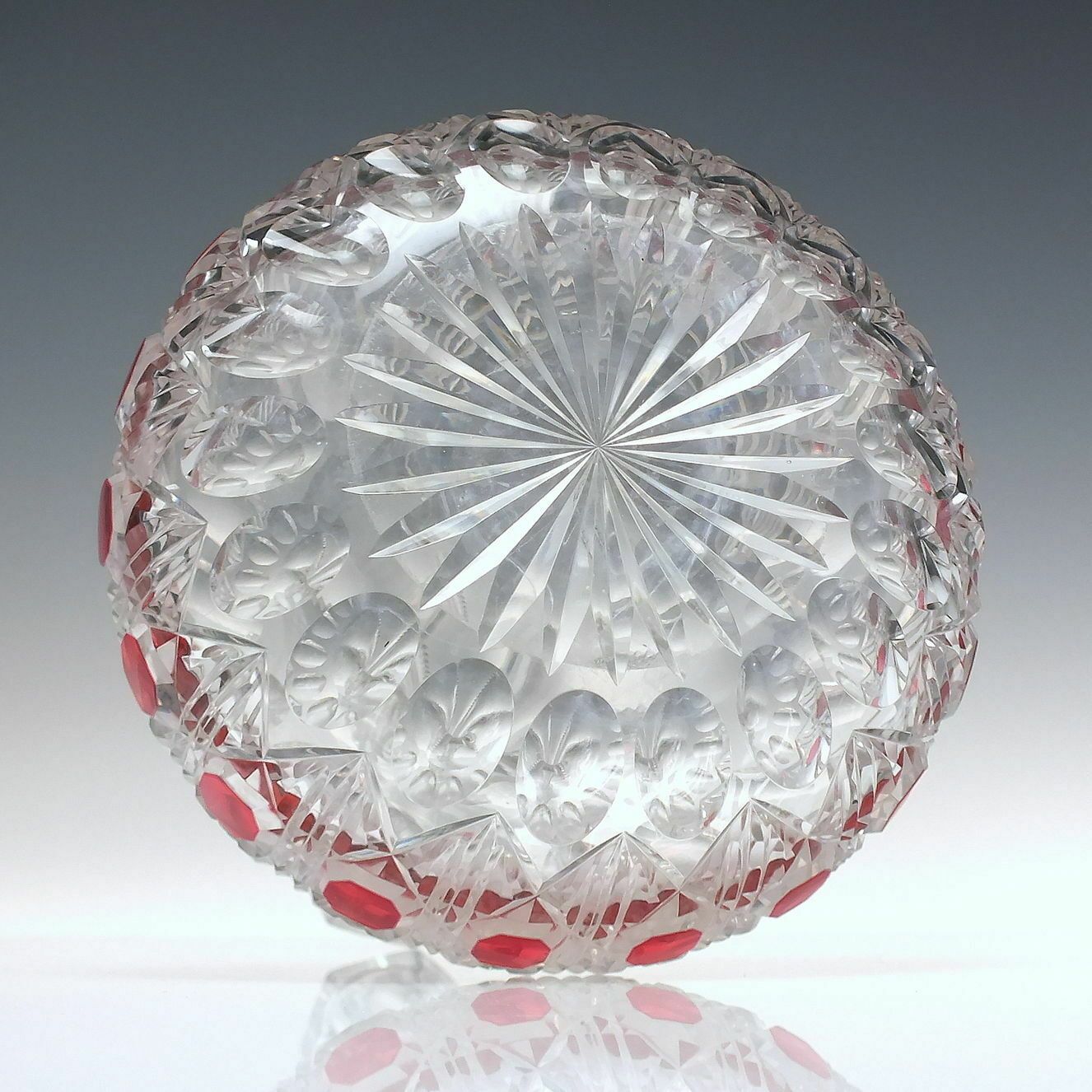 Pair Of 19th Century Victorian Shaft & Globe Glass Decanters By Thomas Webb C1870 photo 490.0