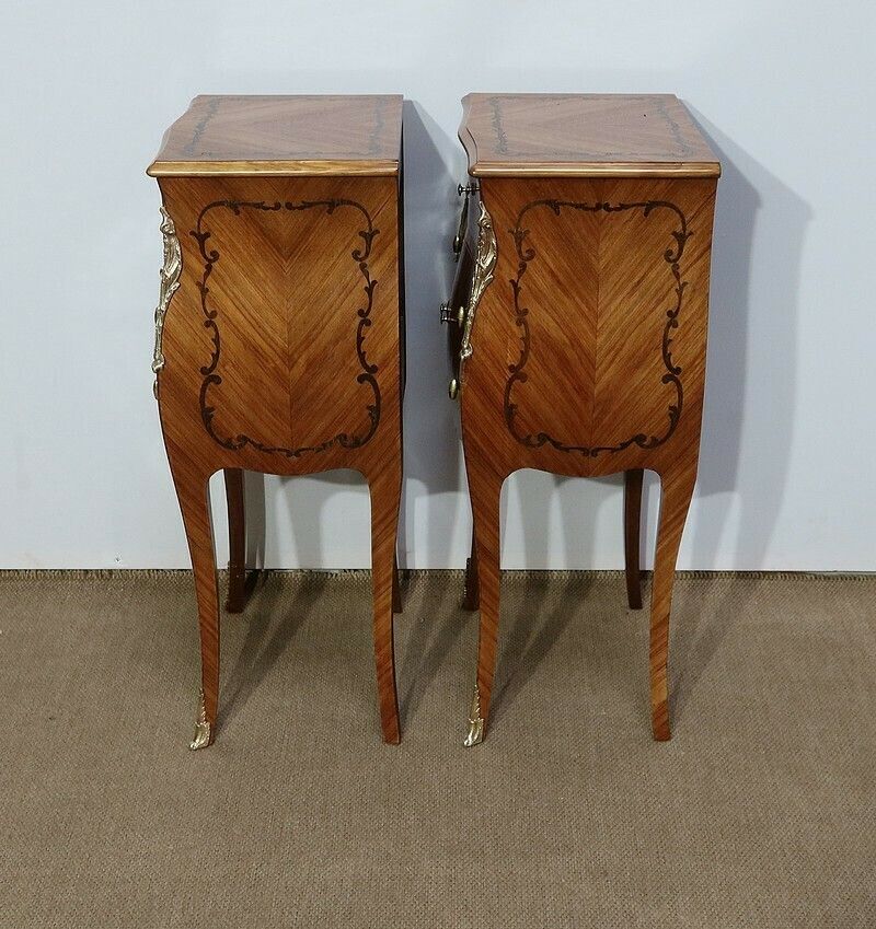 photo vinterior Pair Of Small Living Room Furniture, Louis XV Style, Early 20th Century