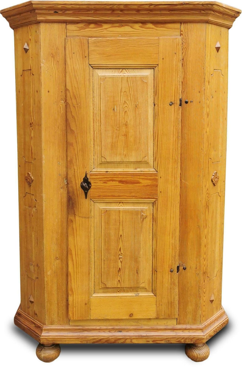 18th Century One Door Wardrobe, Central Europe photo Furniture