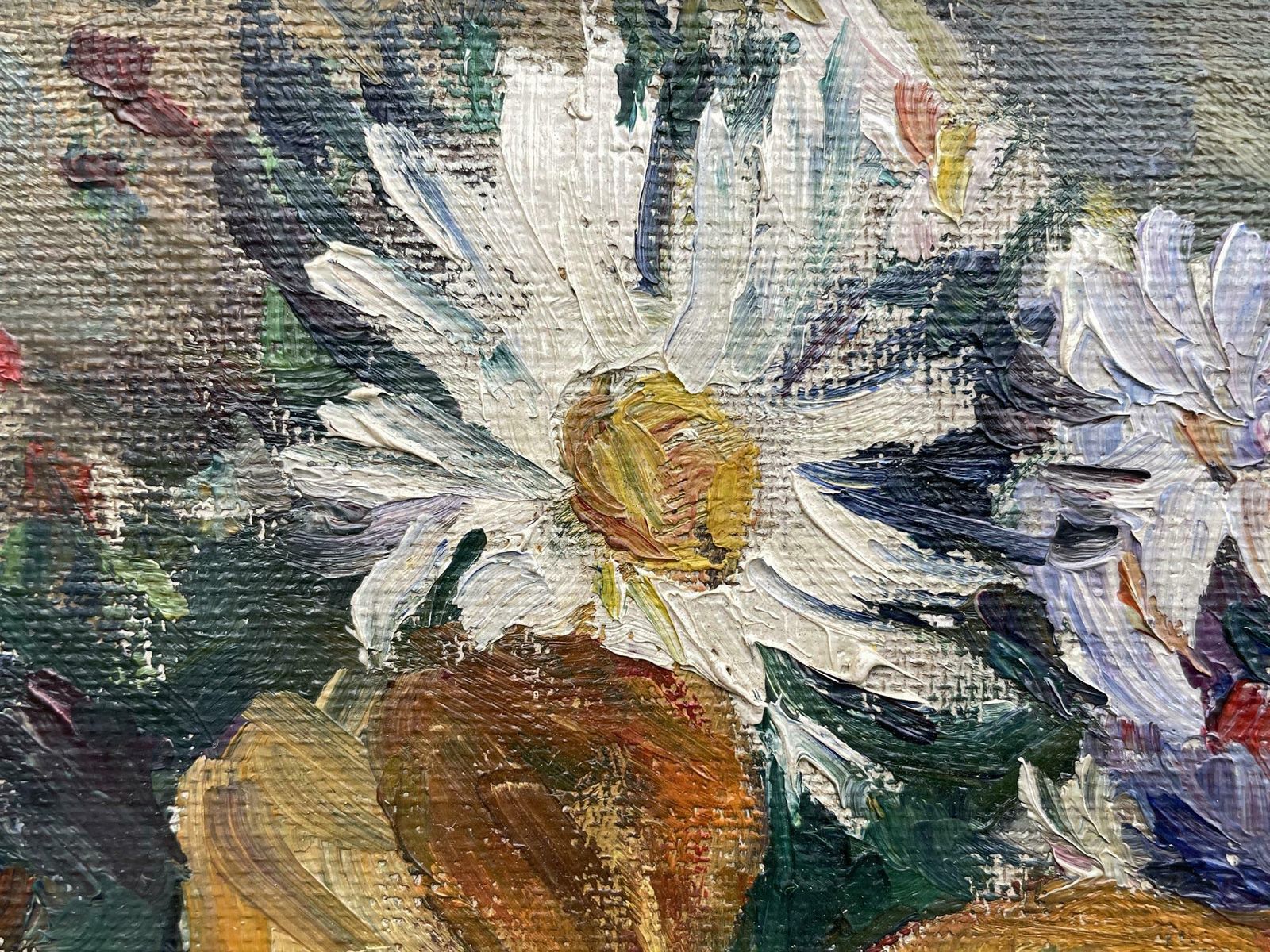 Vase Of Flowers With Fruit Oil Painting   Fitger Hermann photo 750.0