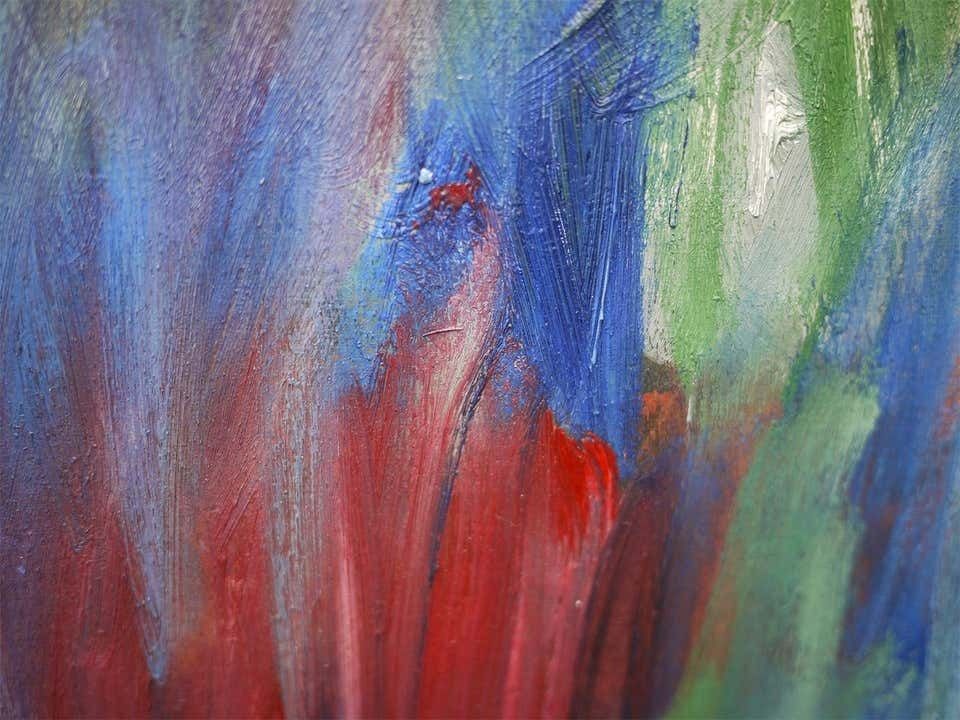 Abstract Painting, Agner, Hans Peter, Cascade Of Colours, 1989 photo vinterior