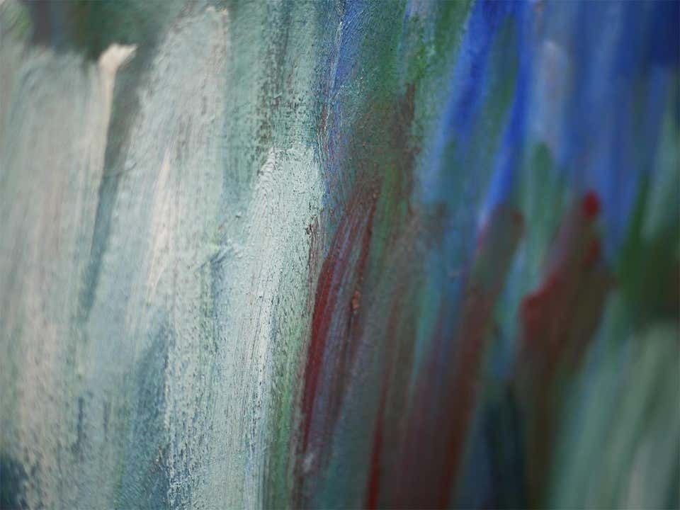 photo furniture Abstract Painting, Agner, Hans Peter, Cascade Of Colours, 1989