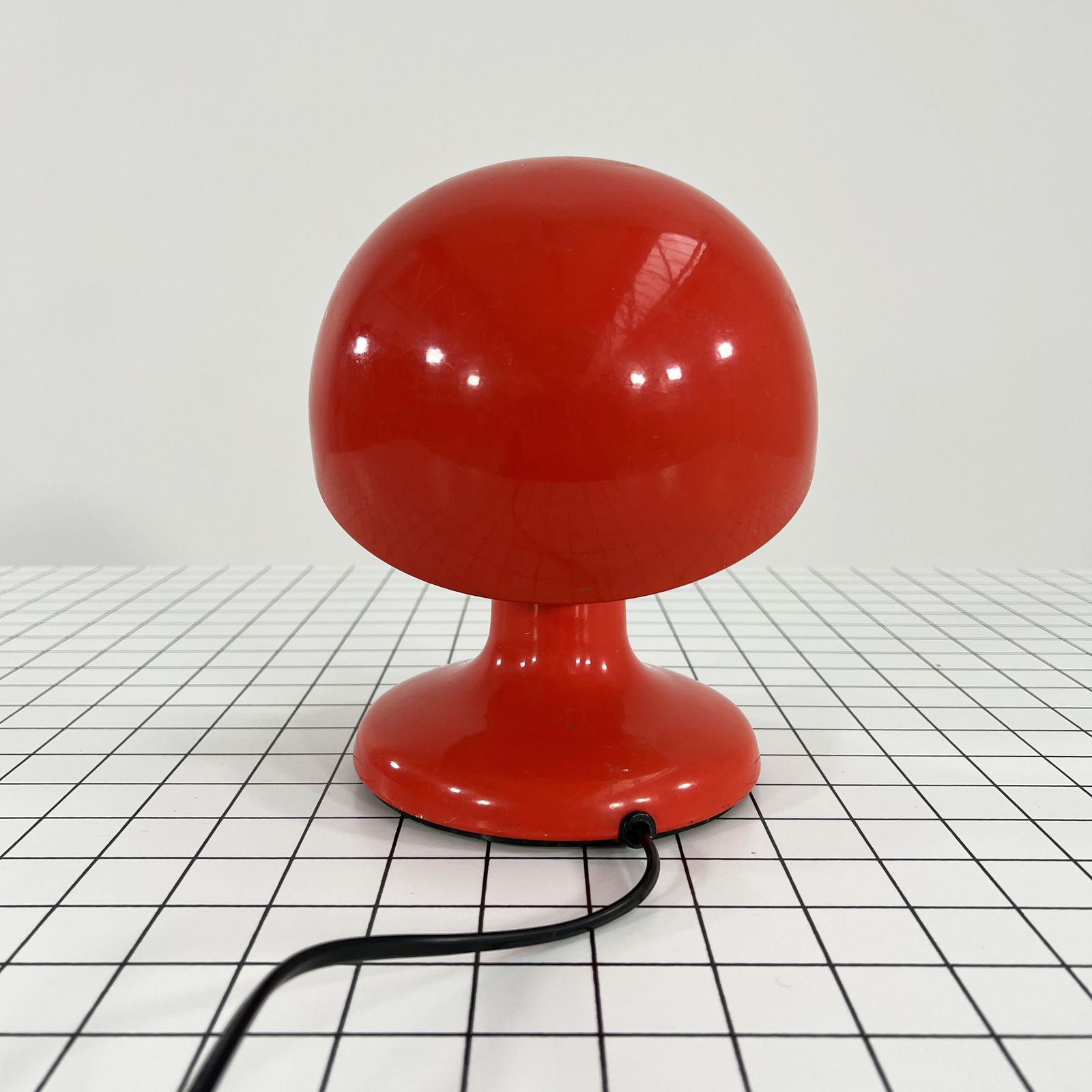 Red Jucker 147 Table Lamp By Tobia & Afra Scarpa For Flos, 1960s photo Lighting