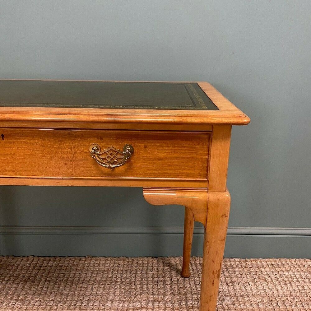 High Quality Antique Satinwood Writing Table By Gillows photo buy