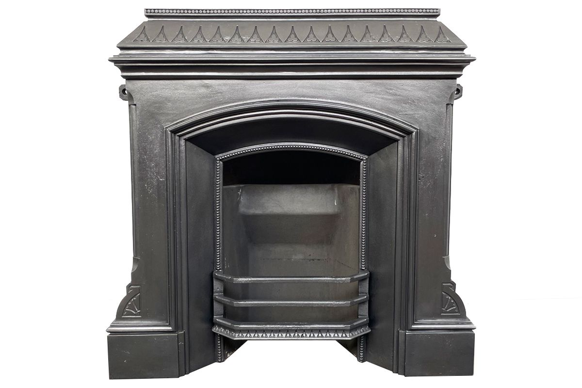 Antique Victorian Cast Iron School Fireplace. photo buy