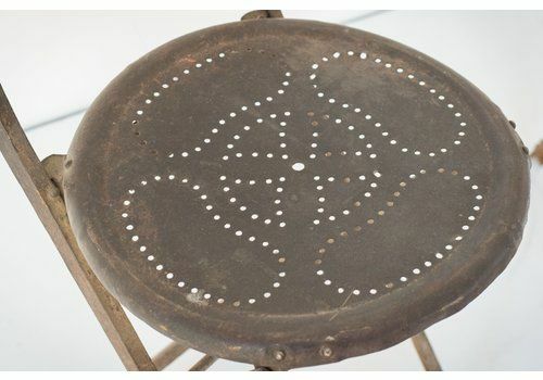 Elegant Pair Of Antique French Folding Chairs photo for sale
