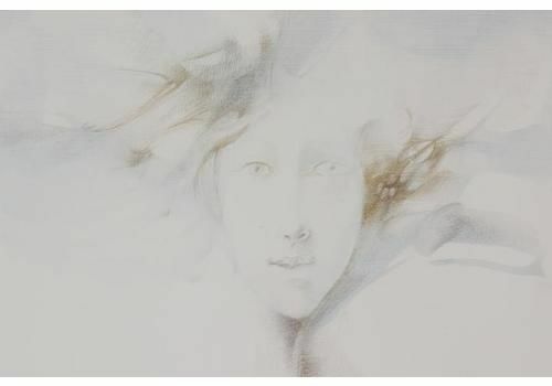 Glauco Capozzoli – Tekening & Aquarel Van Een Vrouw photo furniture