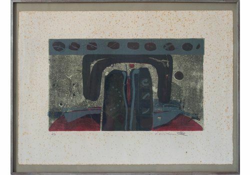 Abstract Composition, Etching And Aquatint On Paper photo furniture