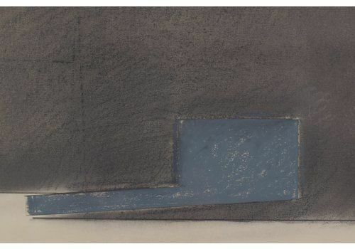 Minimalistisch Landschap In Grijs En Blauw photo for sale
