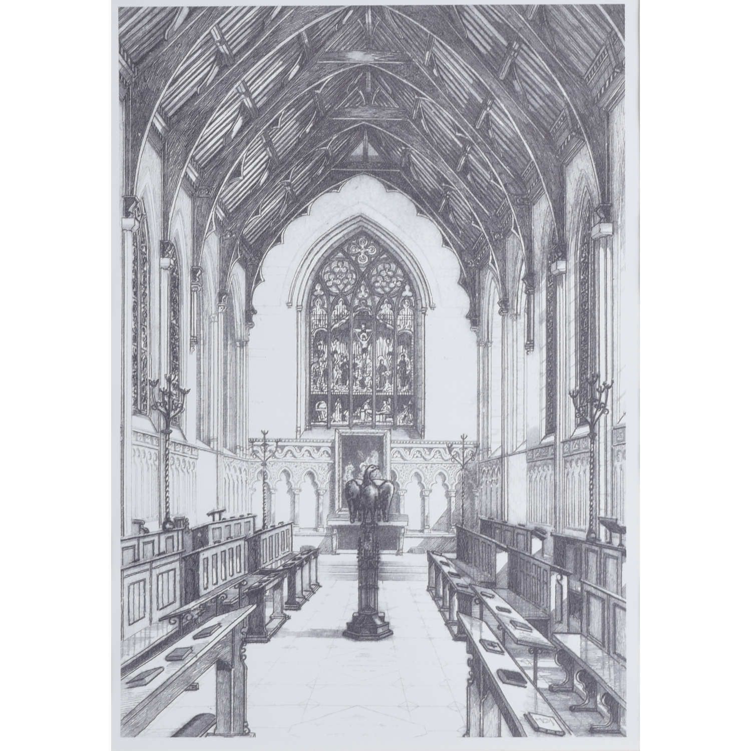 Tony Broderick (Late 20th Century) Chapel Of Corpus Christi College, Cambridge