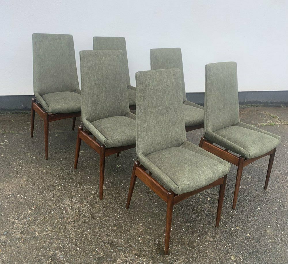 Vintage Dining Chairs By Robert Heritage For Archie Shine, 1960s, Set Of 6