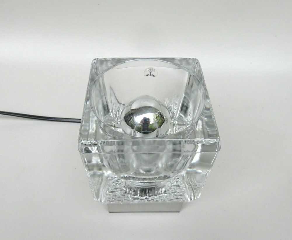 Small Space Age Table Lights In Aluminum And Glass From Peill & Putzler, 1970s, Set Of 2 photo vinterior