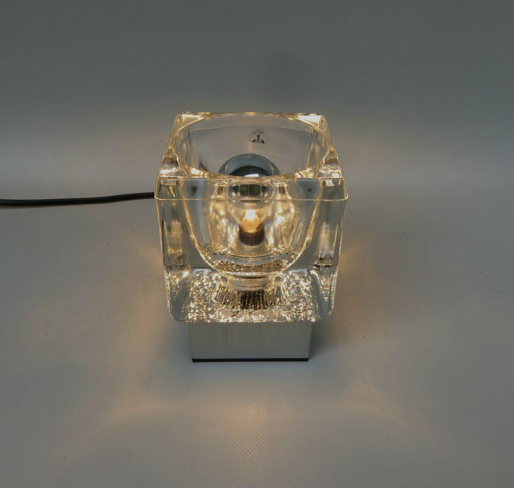 photo furniture Small Space Age Table Lights In Aluminum And Glass From Peill & Putzler, 1970s, Set Of 2