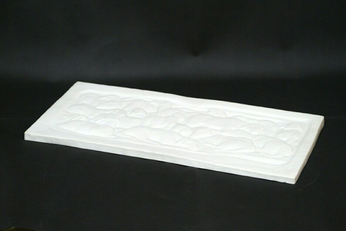 White Bisque Porcelain Wall Sculpture Or Hanging By Goebel Of Germany photo for sale