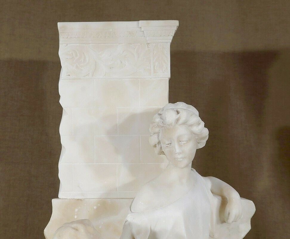 photo furniture Marble Sculpture “Quo Vadis”, From The Novel Of Sienkiewicz – 1900