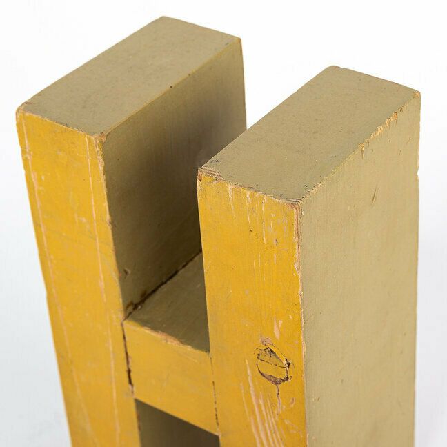 Wooden Letter "H", 1990s, Vintage photo vintage