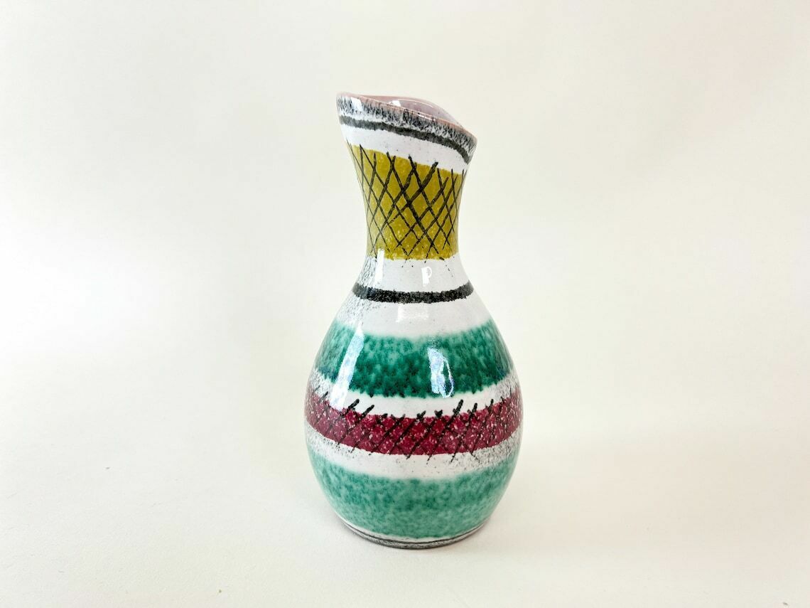 Ziegler Schaffhausen Mid Century Swiss Ceramic Vase photo vinterior