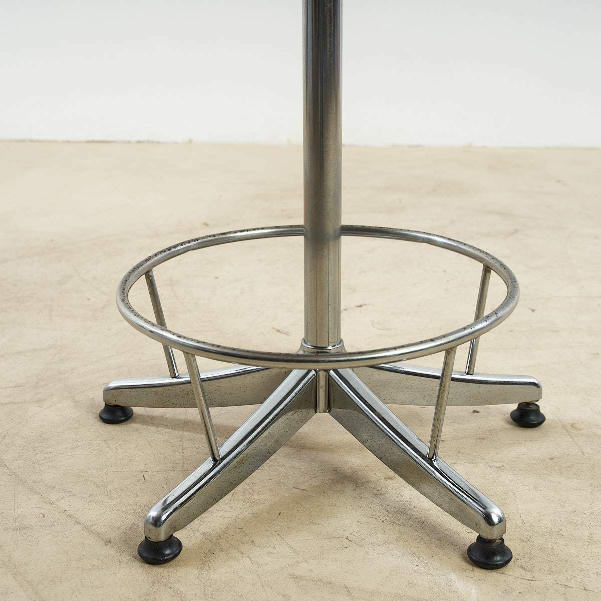 70's Chrome Revolving Stool photo for sale