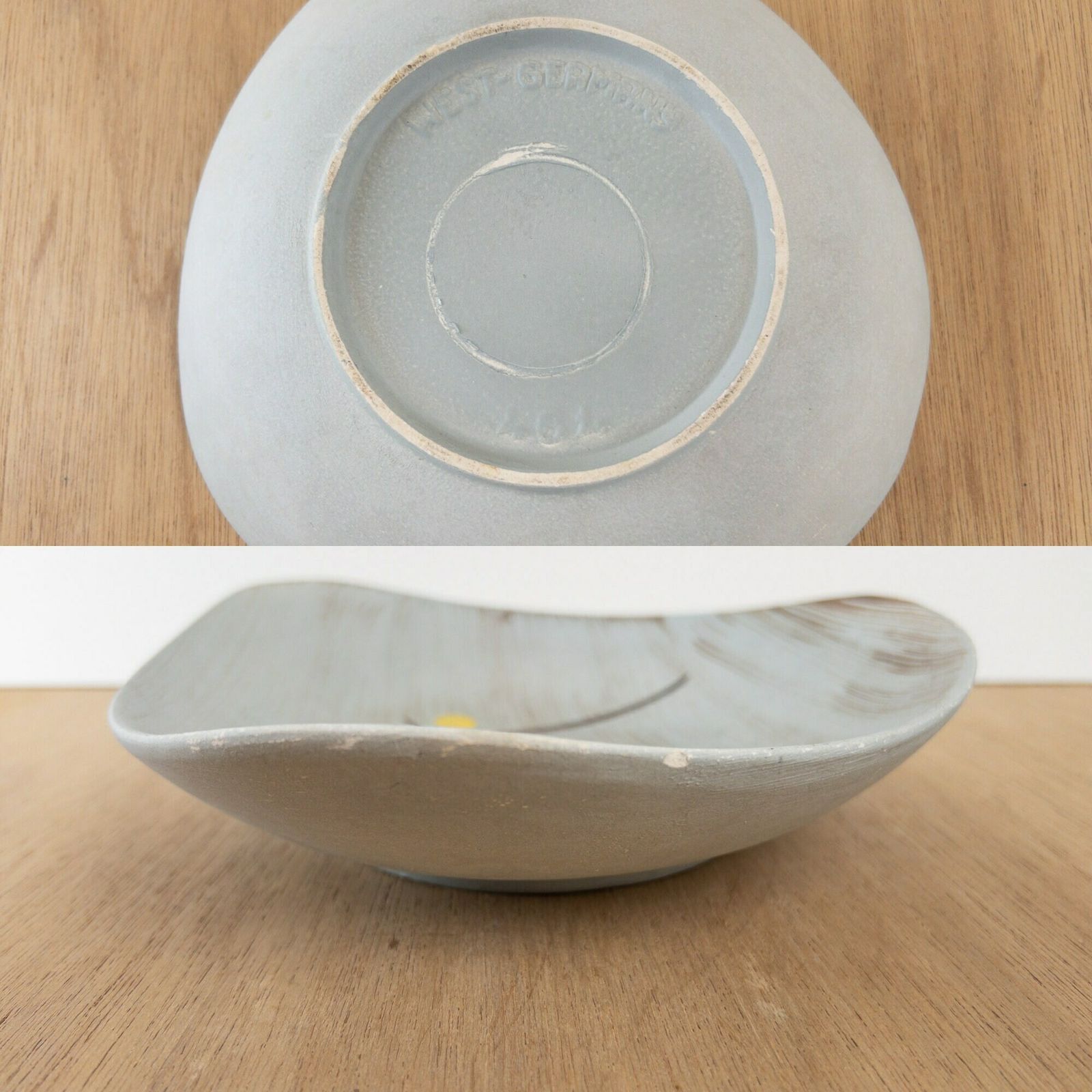 West German Pottery   Bay Keramik   Mid Century Ceramic Set   1960s Mid Century Ceramics Vases And Bowl photo vinterior