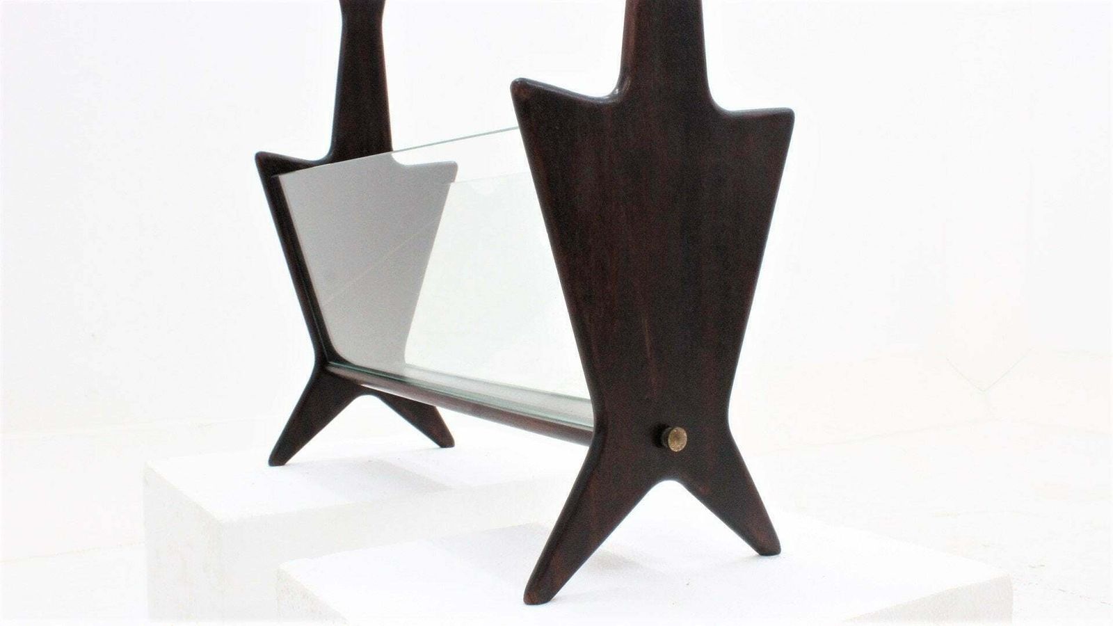 Italian Magazine Rack By Ico Luisa Parisi, 1950s photo for sale