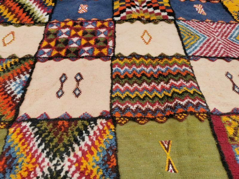 No Custom Fee/ Handmade Large Colourful Moroccan Berber Rug. Camel Wool Carpet 8.2×4.9 Ft photo buy