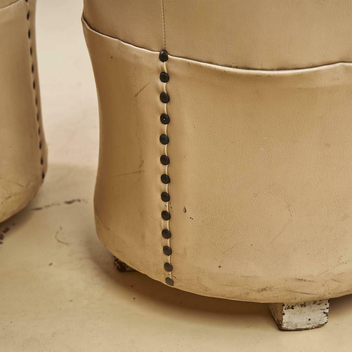 Pair Of Puffs From The 70's, 1970s photo Furniture