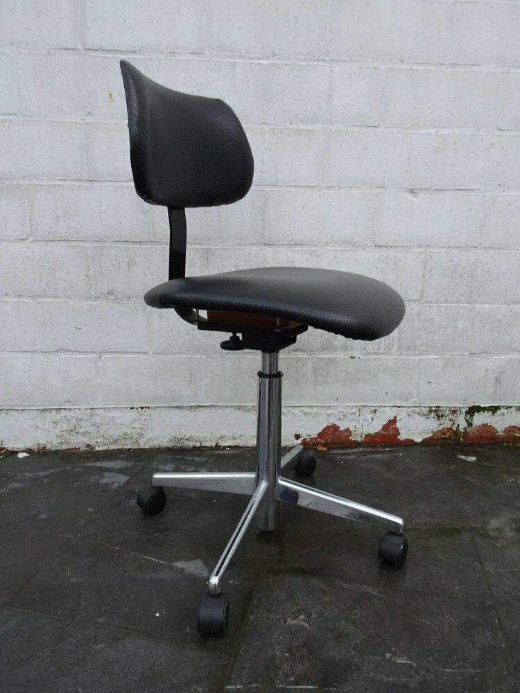 Ksai Swivel Desk Chair From Tubax, Belgium, 1960s photo furniture