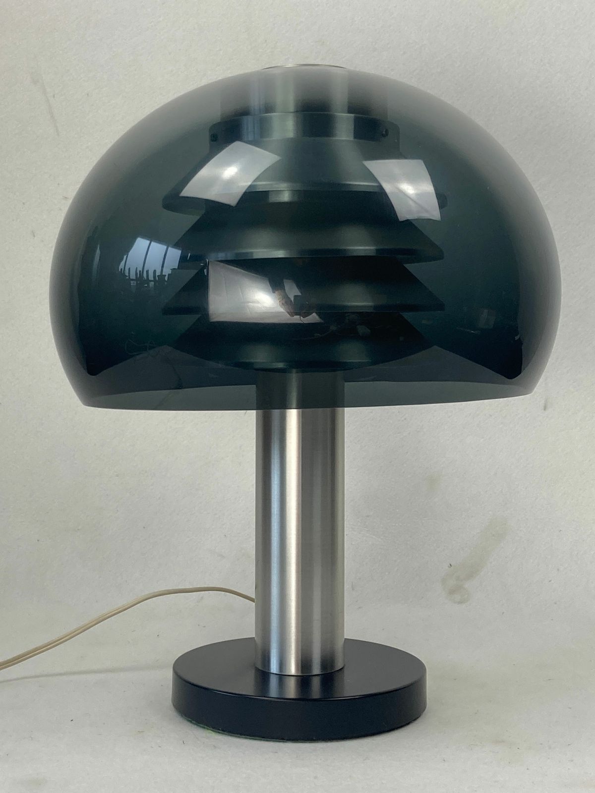 Space Age Aluminum Mushroom Dome Lamp By Hans Agne Jakobsson For Markaryd, Sweden 1960s photo Lighting