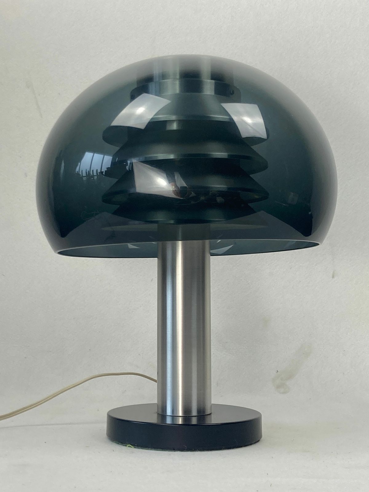 Space Age Aluminum Mushroom Dome Lamp By Hans Agne Jakobsson For Markaryd, Sweden 1960s photo vinterior