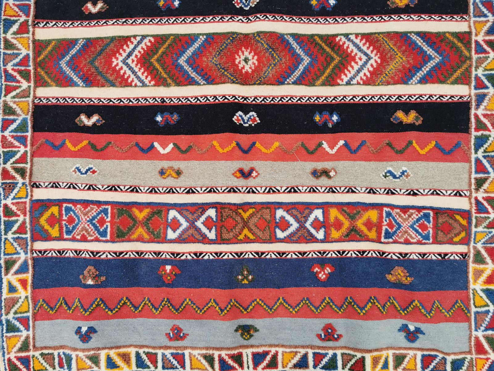 No Custom Fee/  Handmade Large Colourful Moroccan Berber Rug. Camel Wool Carpet photo Textiles