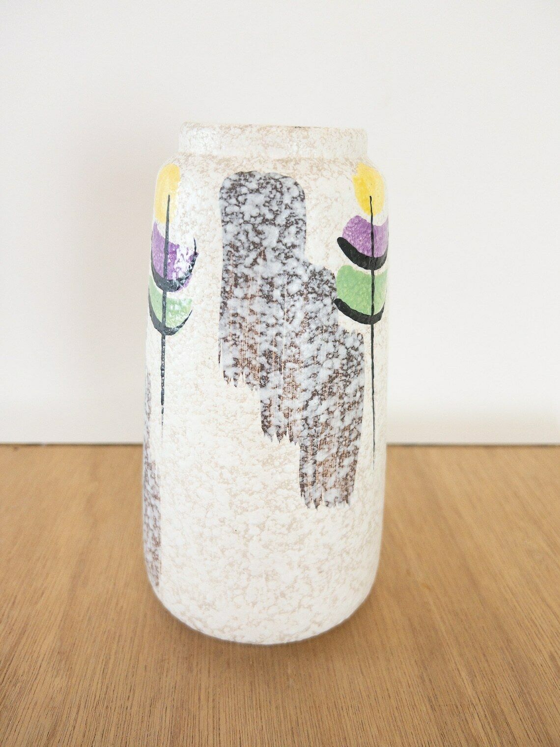 Bay Kermamik 1960s Mid Century Ceramics Vases And Bowl photo for sale