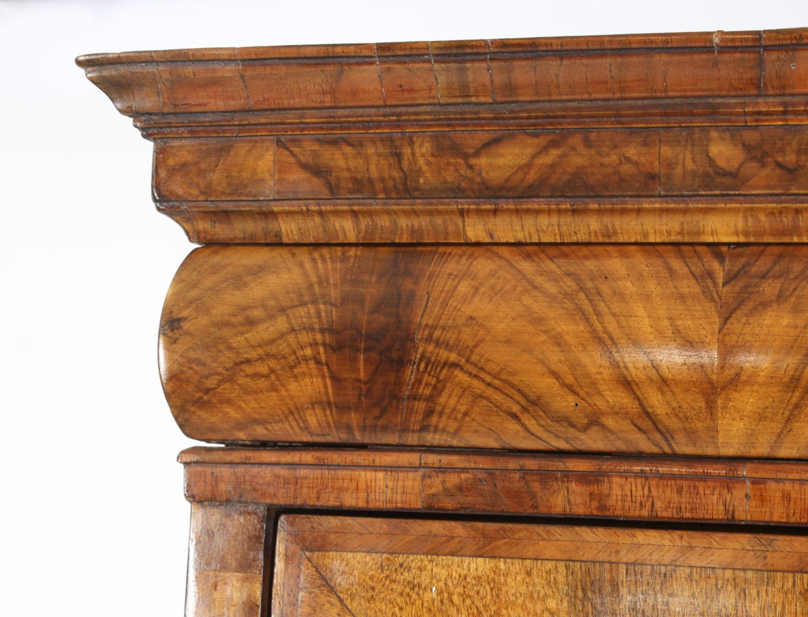 Antique Queen Anne Walnut Secretaire Chest / Escritoire, Circa 1710 18th C photo buy