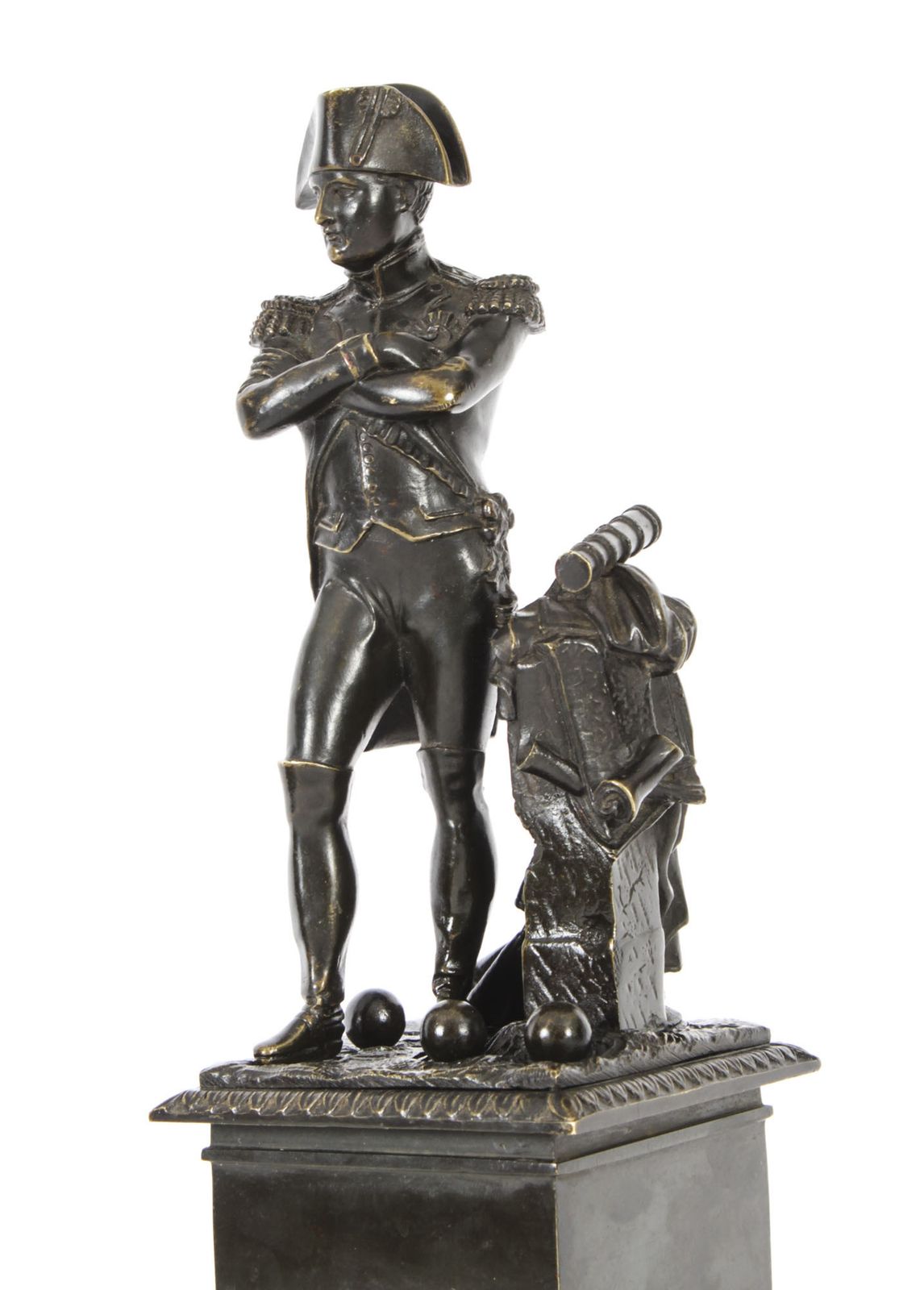 photo furniture Antique Library Bronze Of Napoleon Bonaparte 19th Century