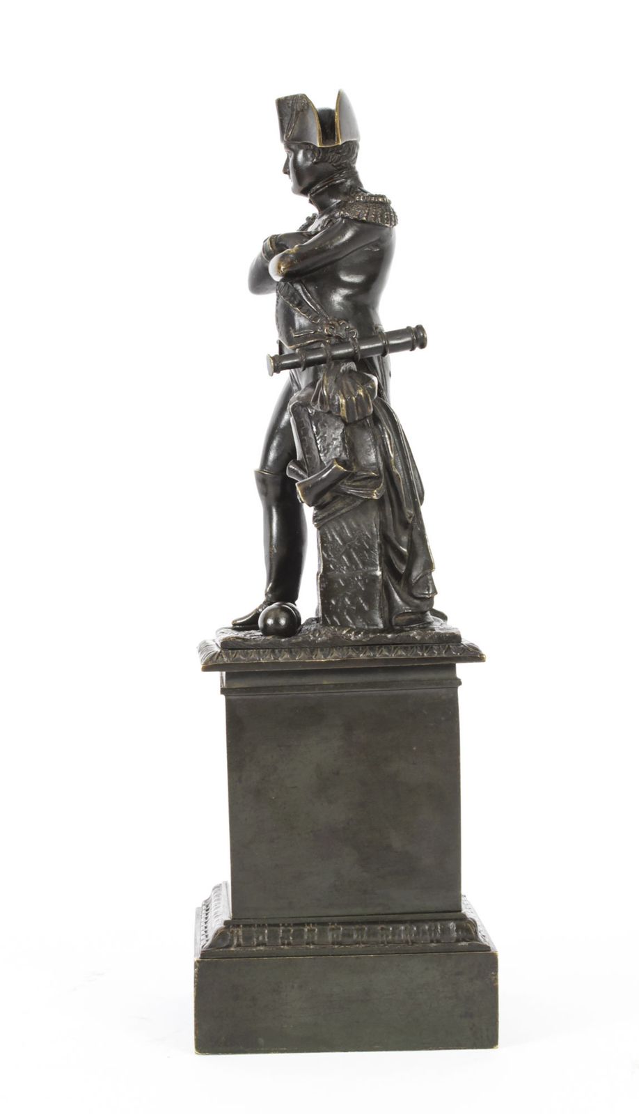 Home Decor Antique Library Bronze Of Napoleon Bonaparte 19th Century photo