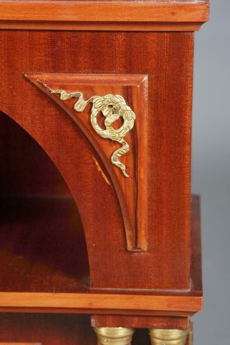 20th Century Decorative Cabinet In Empire Style Mahogany photo Furniture