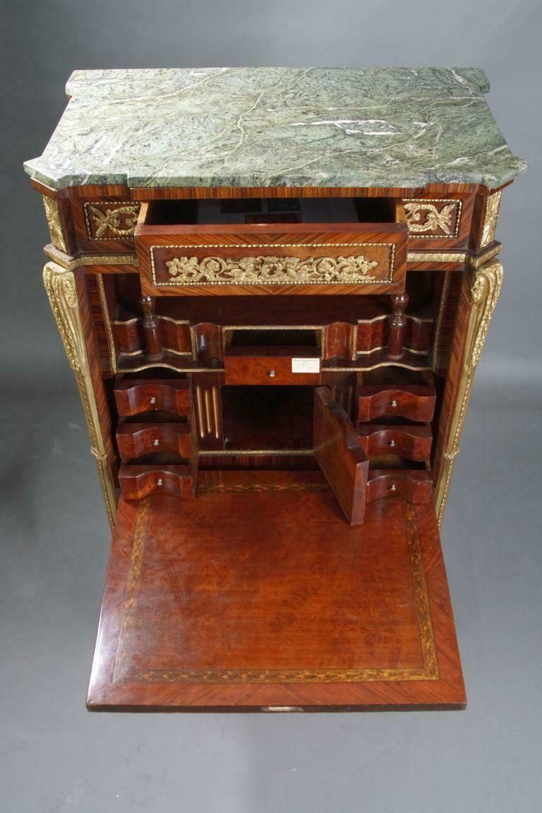 photo vintage 20th Century Unique French Secretary In Louis XVI Style