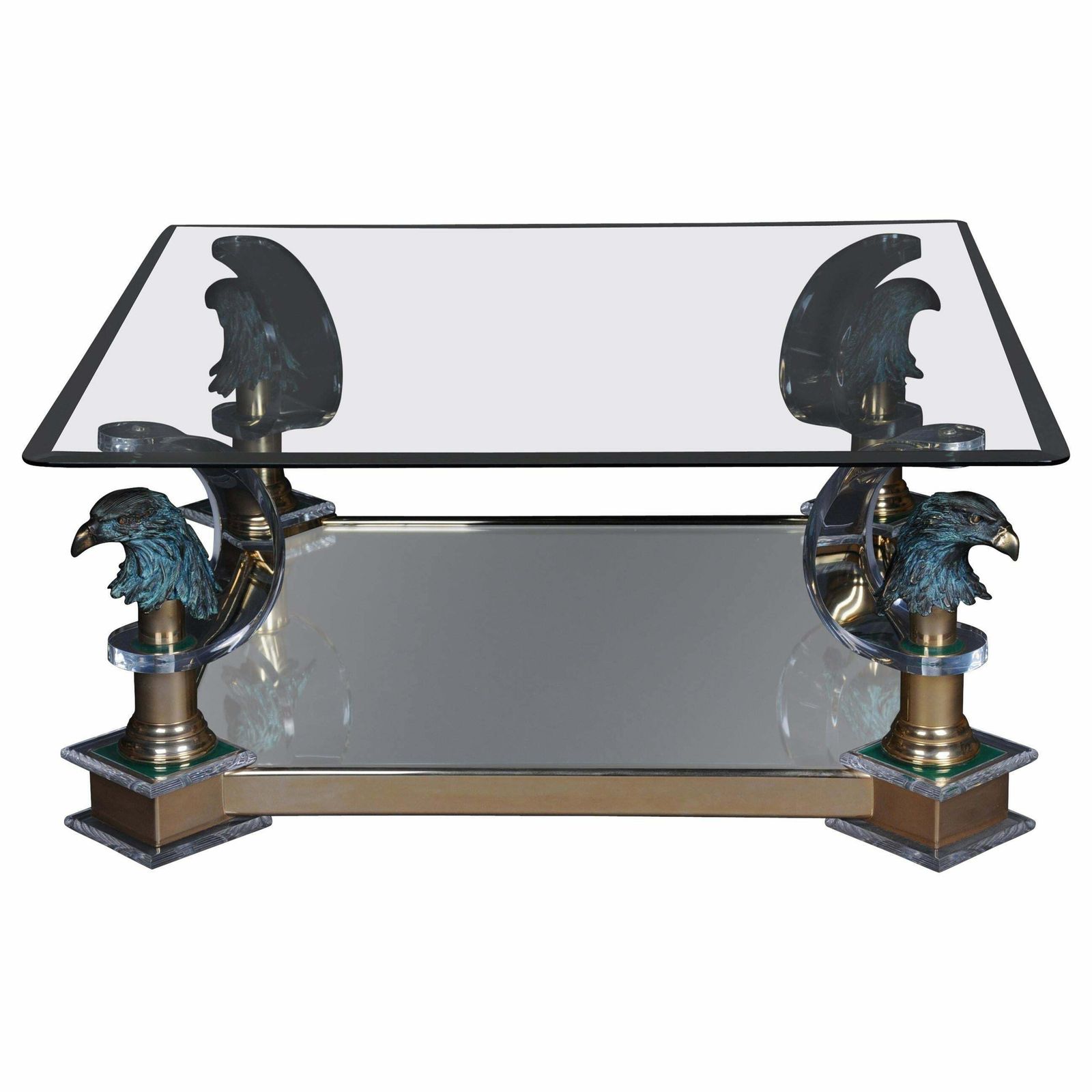 Exclusive Designer Coffee Table Glass / Acrylic Maison Charles