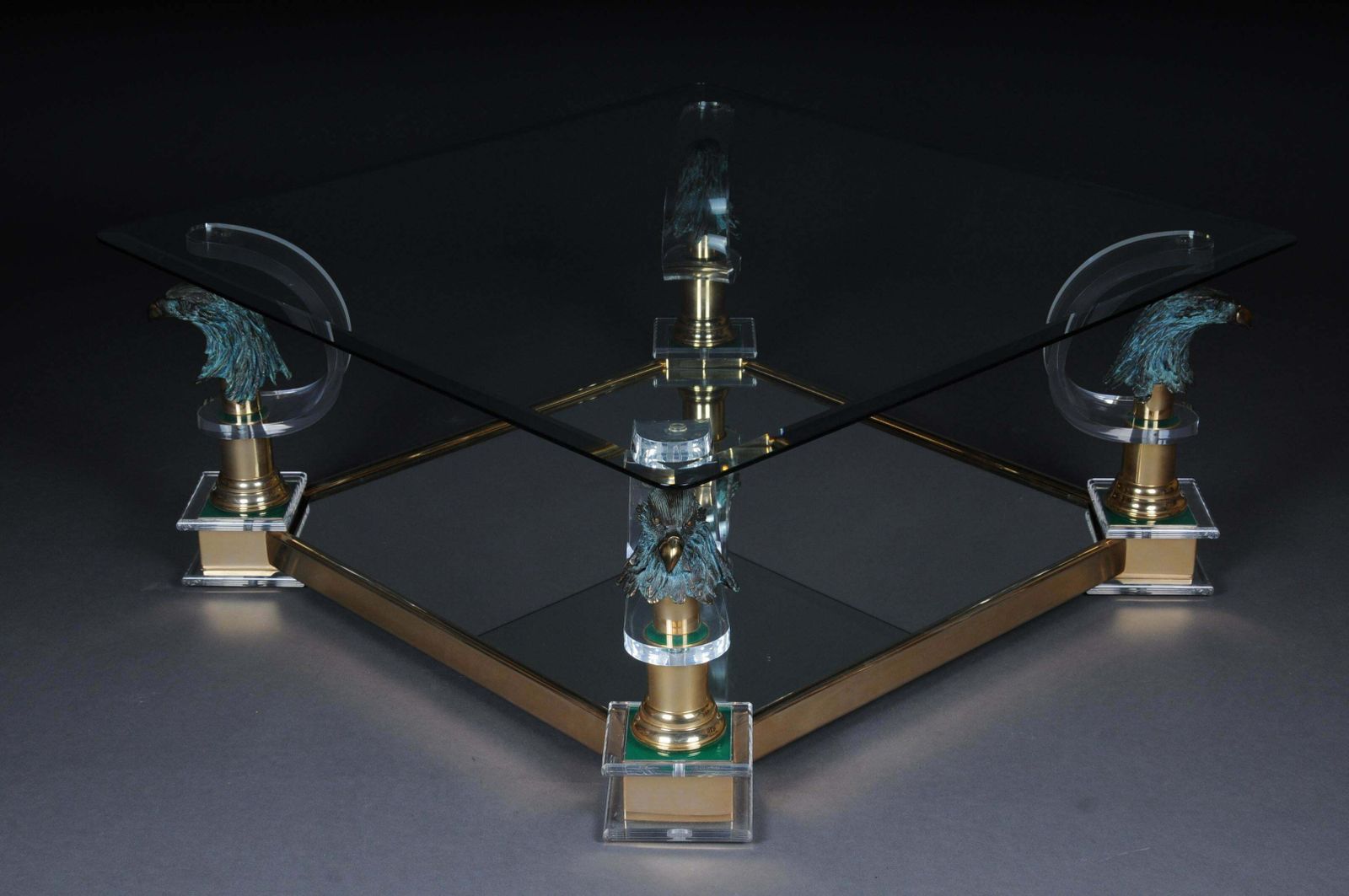 Exclusive Designer Coffee Table Glass / Acrylic Maison Charles photo 5093.0