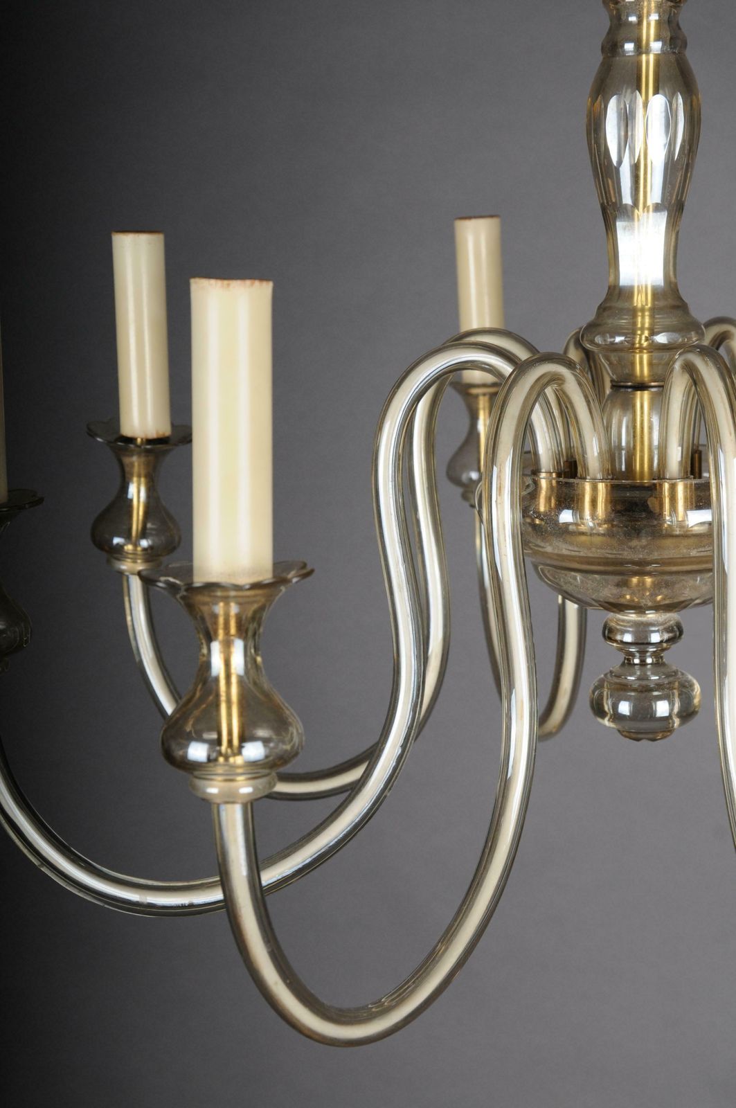 photo for sale 20th Century Glazed Italian Chandelier