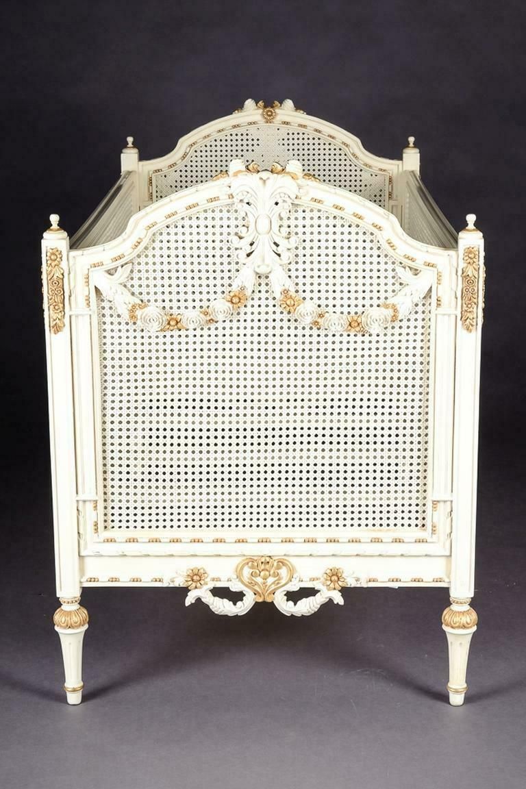 Baby Baroque Bed In The Style Of The Louis XVI photo for sale