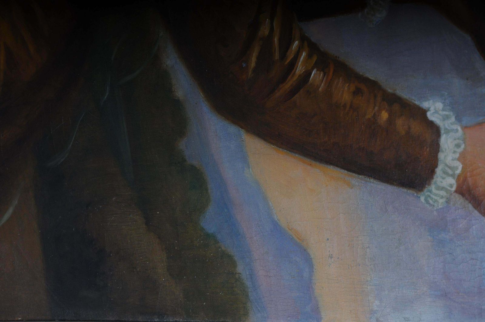 photo for sale Oil Painting Lavina The Daughter Of Tizians Mon. F. W, Circa 1920