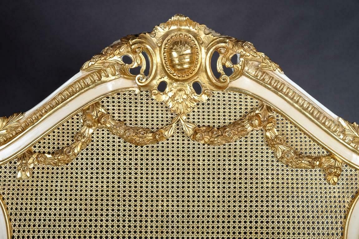 Majestic Baroque Bed In The Style Of Louis XVI photo buy